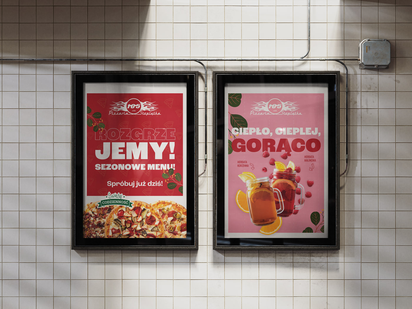 plakaty B1, pizzeria